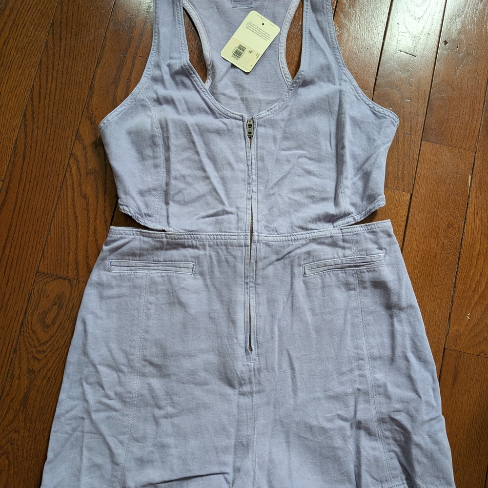 Levi's Lavender Sleeveless Zip-Front Romper - M NWT